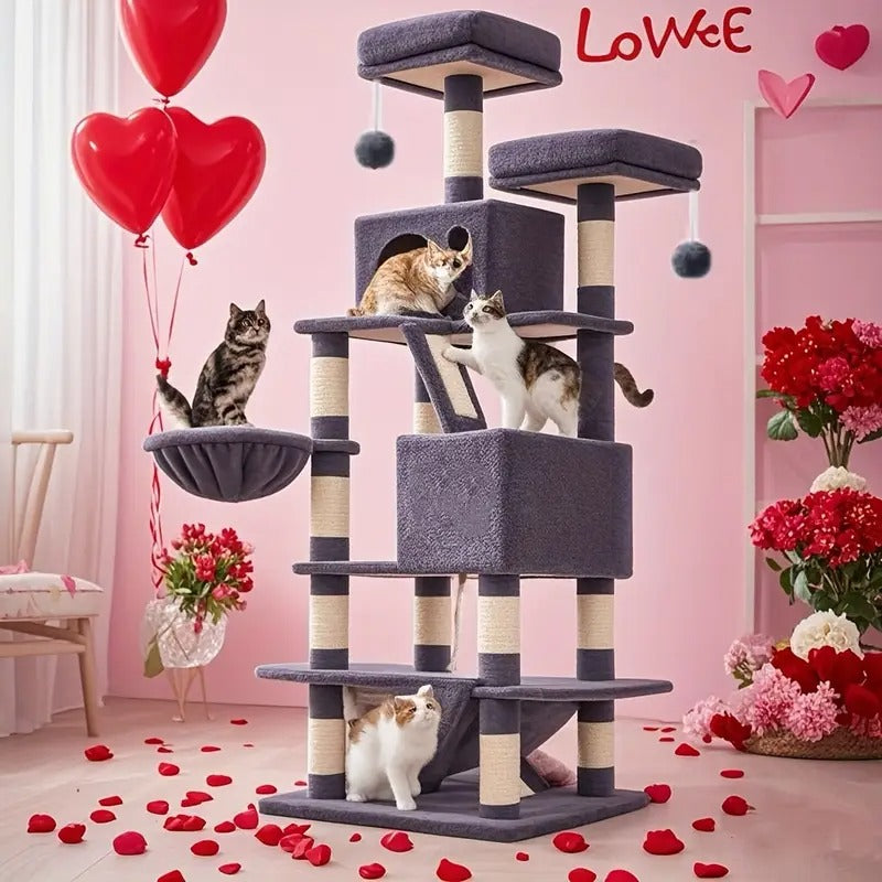 cat tree large cat scratching posts  2 perches 2 - Temu
