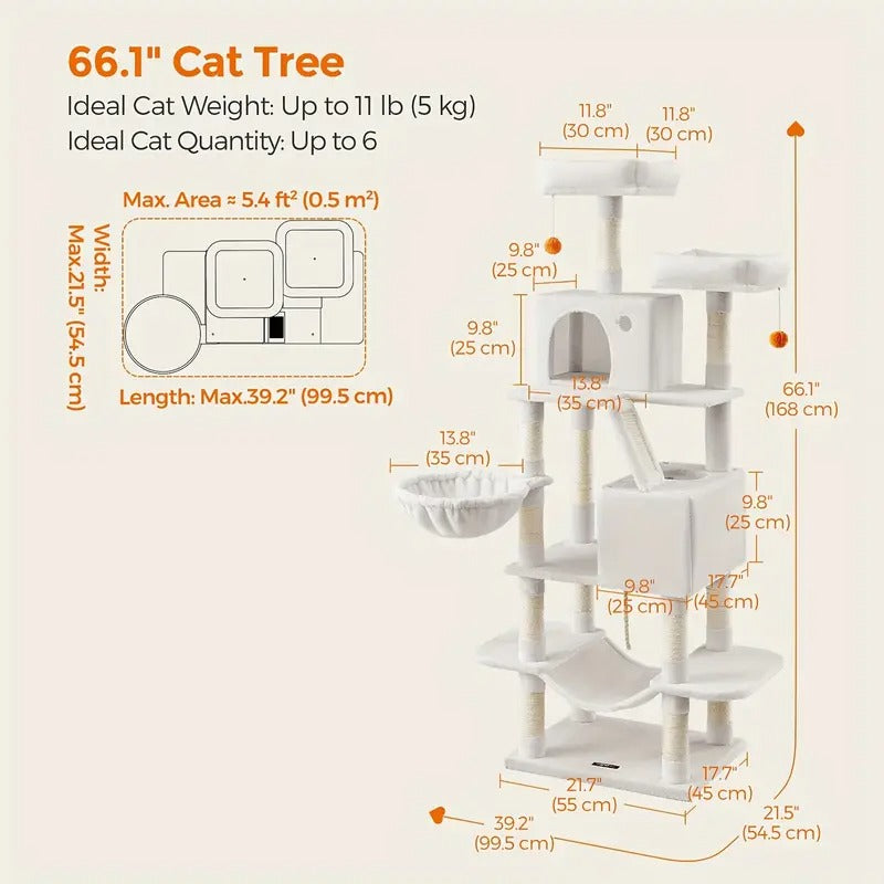 cat tree large cat scratching posts  2 perches 2 - Temu